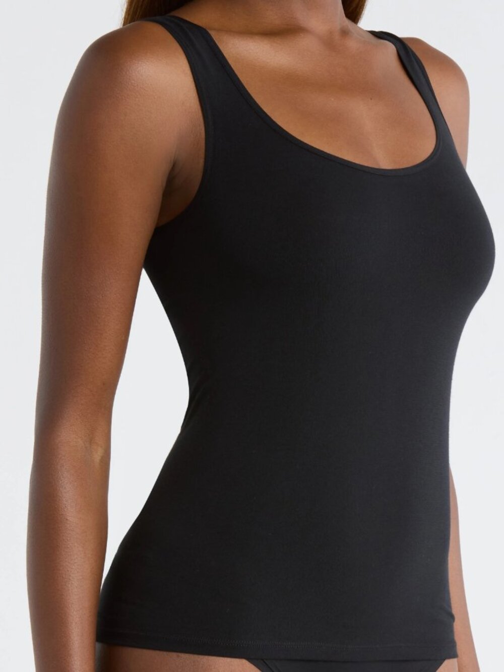 NEW M (fit petite XS) Nordstrom Seamless Cotton Blend Tank